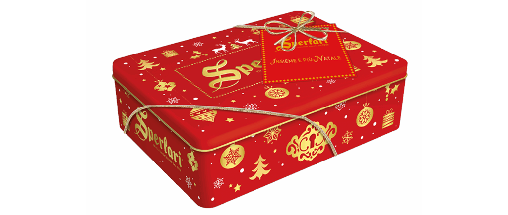 Perfette per sorprendere, per far sorridere, per condividere la dolcezza delle feste: queste sono le confezioni speciali Sperlari.