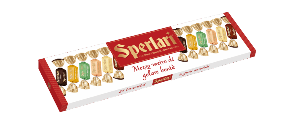 Perfette per sorprendere, per far sorridere, per condividere la dolcezza delle feste: queste sono le confezioni speciali Sperlari.