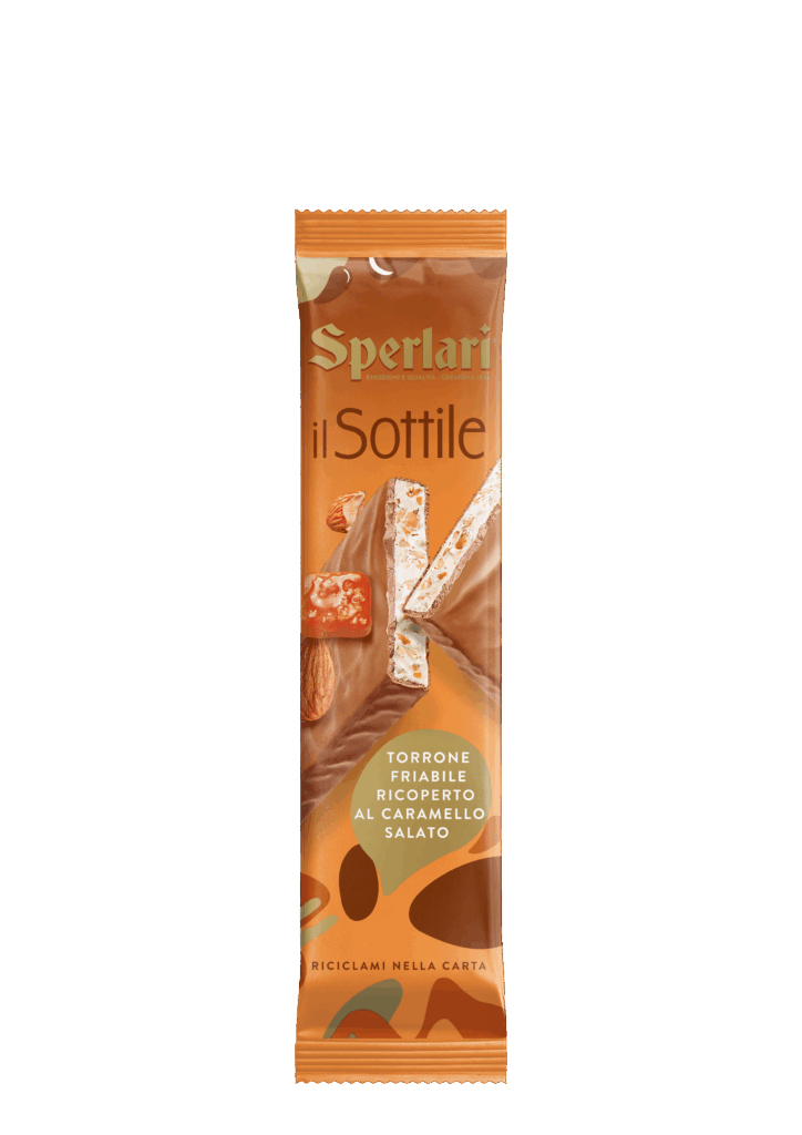Le stecche sottili Sperlari: un nuovo modo di gustare il torrone. Fragranti, sottili e golosissime, sono perfette da spezzare e gustare in ogni momento, per vivere un vero e proprio momento di coccola.