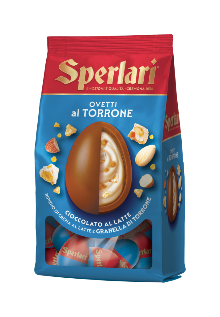 Ingredienti: zucchero, grassi vegetali (cocco, girasole) in proporzione variabile, burro di cacao, latte intero in polvere 9%, pasta di cacao, latte scremato in polvere 5%, siero di latte in polvere, sciroppo di glucosio, mandorle 1%, miele, emulsionante (lecitina di soia), aroma naturale di vaniglia, aroma, proteina idrolizzata del latte.